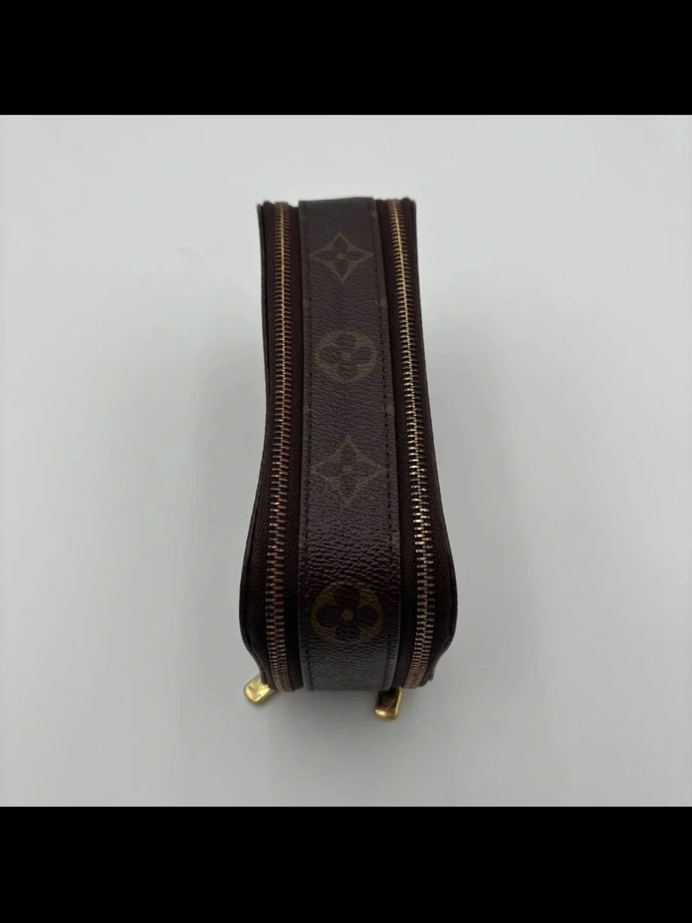Louis Vuitton Monogram Canvas Brown and Gold Phone Case Pouch